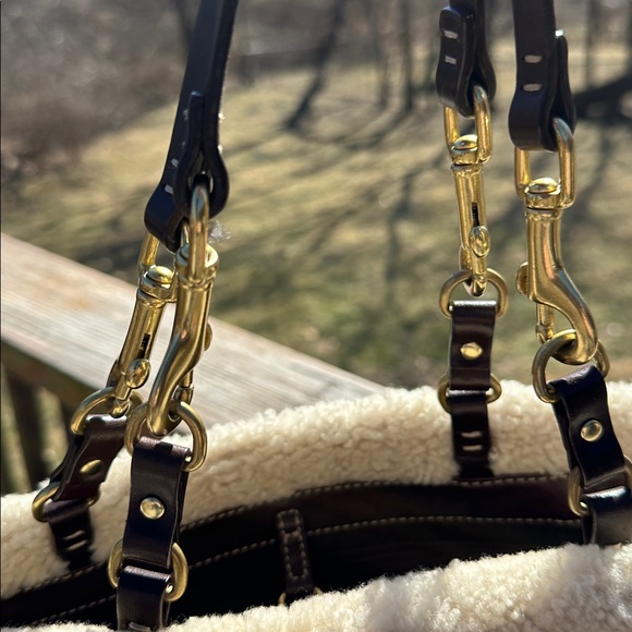 Coach RARE VINTAGE 2006 Brown Shearling Tote Bag - Picture 10 of 10